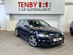 Blue Used 2018 Audi A3 Sportback S-Line Hatchback | £10,795 (Super price)