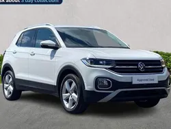 White Used 2022 VW T-Cross SEL SUV | £18,899 (Fair price)