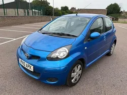 Blue Used 2010 Toyota Aygo Hatchback | £2,695 (Fair price)