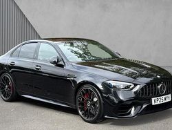 Black Used 2025 Mercedes C63S AMG Premium Plus Sedan | £75,695 (Fair price)