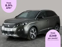 Grey Used 2019 Peugeot 3008 GT-line Hatchback | £15,483 (Fair price)