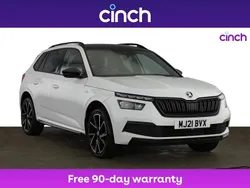 White Used 2021 Skoda Kamiq Monte Carlo SUV | £15,679 (Fair price)