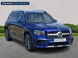 Blue Used 2022 Mercedes GLB220 AMG Line Premium SUV | £27,749 (Fair price)
