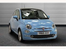 Volare blue Used 2015 Fiat 500 Lounge Hatchback | £5,799 (Fair price)