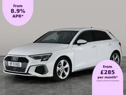 White Used 2021 Audi A3 Sportback S-Line Hatchback | £20,531 (Fair price)