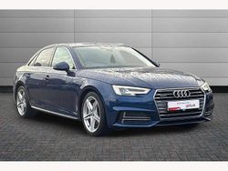Blue Used 2016 Audi A4 S-Line Sedan | £16,650 (Expensive)