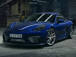 Gentian blue metallic Used 2022 Porsche 718 Cayman GT4 | £82,000