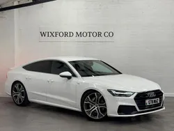 White Used 2018 Audi A7 Sportback S-Line Hatchback | £20,995 (Expensive)
