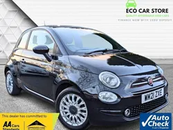 Black Used 2021 Fiat 500 Lounge Hatchback | £8,495 (Fair price)