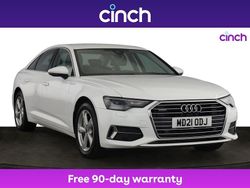 White Used 2021 Audi A6 Sport Sedan | £20,399 (Fair price)