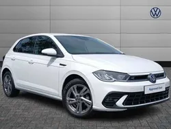 White Used 2022 VW Polo R-line Hatchback | £17,599 (Fair price)