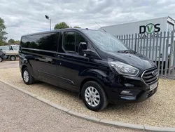 Black Used 2018 Ford Transit Custom Limited Van | £10,750 (Expensive)