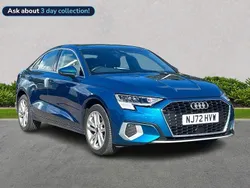 Blue Used 2022 Audi A3 Sport Sedan | £19,745 (Fair price)