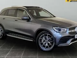 Grey Used 2020 Mercedes GLC300 AMG line Estate | £33,595 (Fair price)
