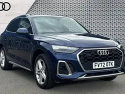 Blue Used 2022 Audi Q5 S-Line SUV | £31,820 (Fair price)