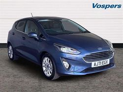 Blue Used 2022 Ford Fiesta Titanium Hatchback | £15,895