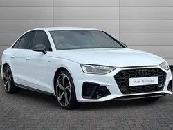 White Used 2023 Audi A4 Black Edition Sedan | £27,750 (Expensive)