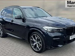 Black Used 2022 BMW X5 M Sport SUV | £45,991 (Fair price)