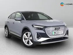 Grey Used 2023 Audi Q4 Sportback e-tron S-Line SUV | £29,478