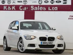 White Used 2015 BMW 116 M Sport Hatchback | £6,495 (Fair price)