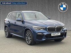 Blue Used 2021 BMW X5 M Sport SUV | £41,299 (Fair price)