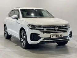 White Used 2020 VW Touareg R-line SUV | £31,999 (Super price)