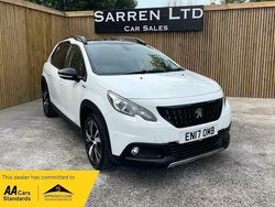 White Used 2017 Peugeot 2008 GT-line SUV | £8,695 (Fair price)