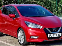 Red Used 2017 Nissan Micra Tekna Hatchback | £3,475 (Super price)