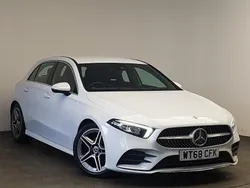 White Used 2019 Mercedes A200 AMG line Hatchback | £15,298 (Fair price)