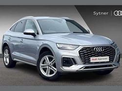 Silver Used 2022 Audi Q5 Sportback S-Line SUV | £31,500 (Good price)