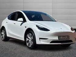 Pearl white Used 2022 Tesla Model Y Long Range SUV | £26,395 (Good price)