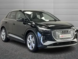 Black Used 2024 Audi Q4 e-tron S-Line SUV | £32,990 (Super price)