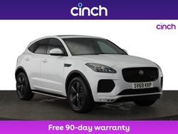 White Used 2019 Jaguar E-Pace Chequered Flag SUV | £20,549 (Fair price)