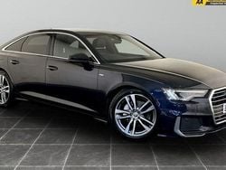 Blue Used 2020 Audi A6 S-Line Sedan | £22,195 (Fair price)