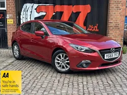Red Used 2015 Mazda 3 Hatchback | £8,792 (Fair price)