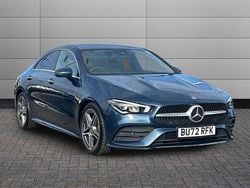 Blue Used 2022 Mercedes CLA180 AMG Line Premium Sedan | £25,695 (Fair price)