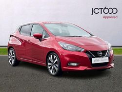 Red Used 2022 Nissan Micra Tekna Hatchback | £13,558 (Fair price)