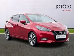 Red Used 2022 Nissan Micra Tekna Hatchback | £13,500 (Fair price)
