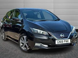 Black Used 2018 Nissan Leaf Hatchback | £7,791 (Good price)