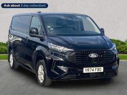 Black Used 2024 Ford Transit Custom Limited Van | £26,000 (Fair price)