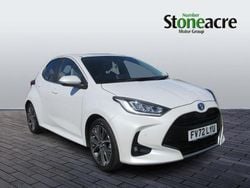 White Used 2023 Toyota Yaris Hybrid Hatchback | £18,295 (Fair price)