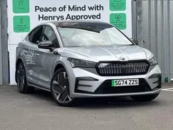 Silver Used 2024 Skoda Enyaq iV vRS SUV | £38,495