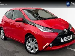 Red Used 2015 Toyota Aygo x-press Hatchback | £6,499 (Fair price)