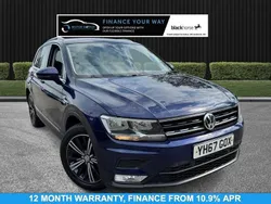 Blue Used 2017 VW Tiguan SE SUV | £12,195 (Fair price)