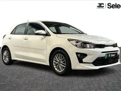 White Used 2022 Kia Rio 2 Hatchback | £12,400 (Fair price)