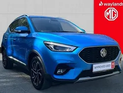 Blue Used 2023 MG ZS Exclusive Sedan | £13,841 (Fair price)