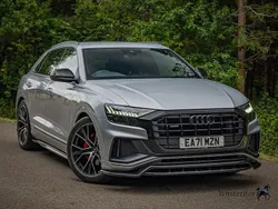Silver Used 2021 Audi Q8 Black Edition SUV | £43,250 (Fair price)