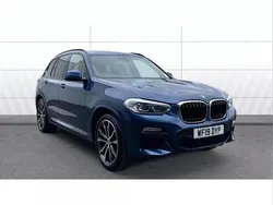 Blue Used 2019 BMW X3 M Sport SUV | £25,742 (Fair price)