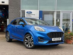 Desert island blue Used 2021 Ford Puma Gen-E ST-Line Hatchback | £12,995 (Fair price)