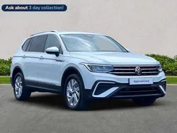 White Used 2022 VW Tiguan Allspace Life SUV | £26,399 (Fair price)